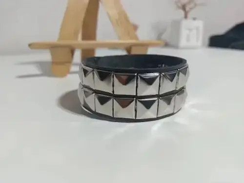 Jewelry × Vintage Silver Rivet Bracelet Size ONE SIZE - 2 Thumbnail