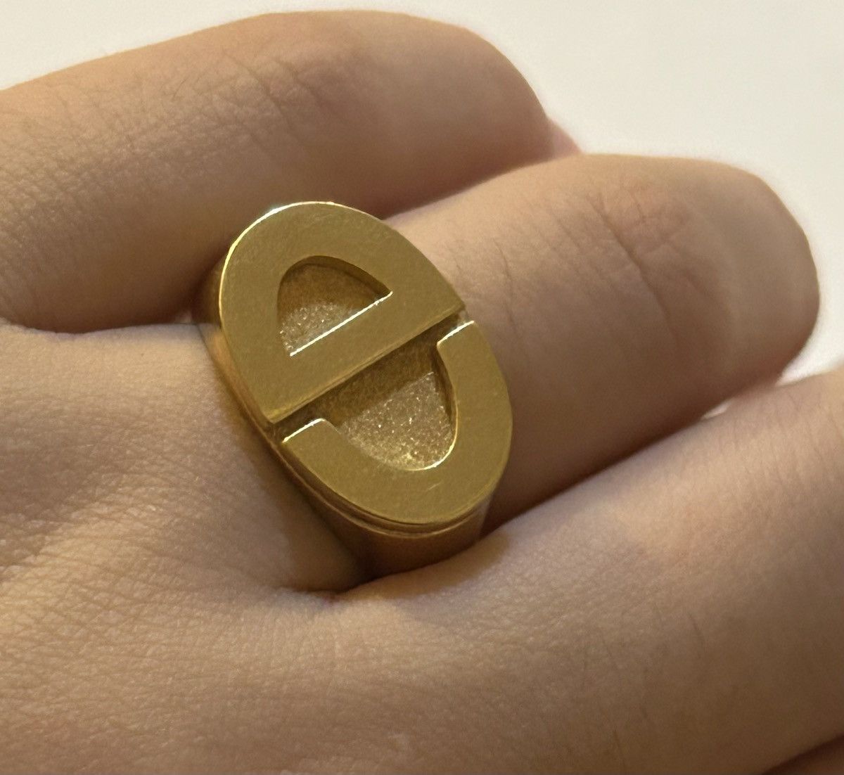 Dior Christian Dior FOREVER DIOR RING Gold-finish metal size L Size ONE SIZE - 9 Thumbnail