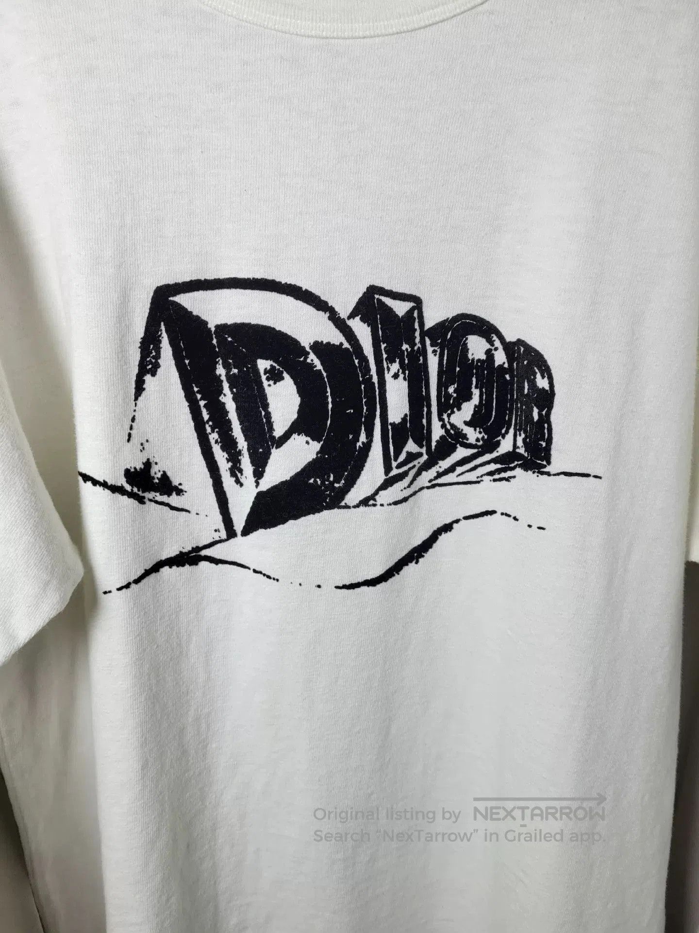 Dior Dior Logo Print Velour T. Size L / US 10 / IT 46 - 2 Thumbnail
