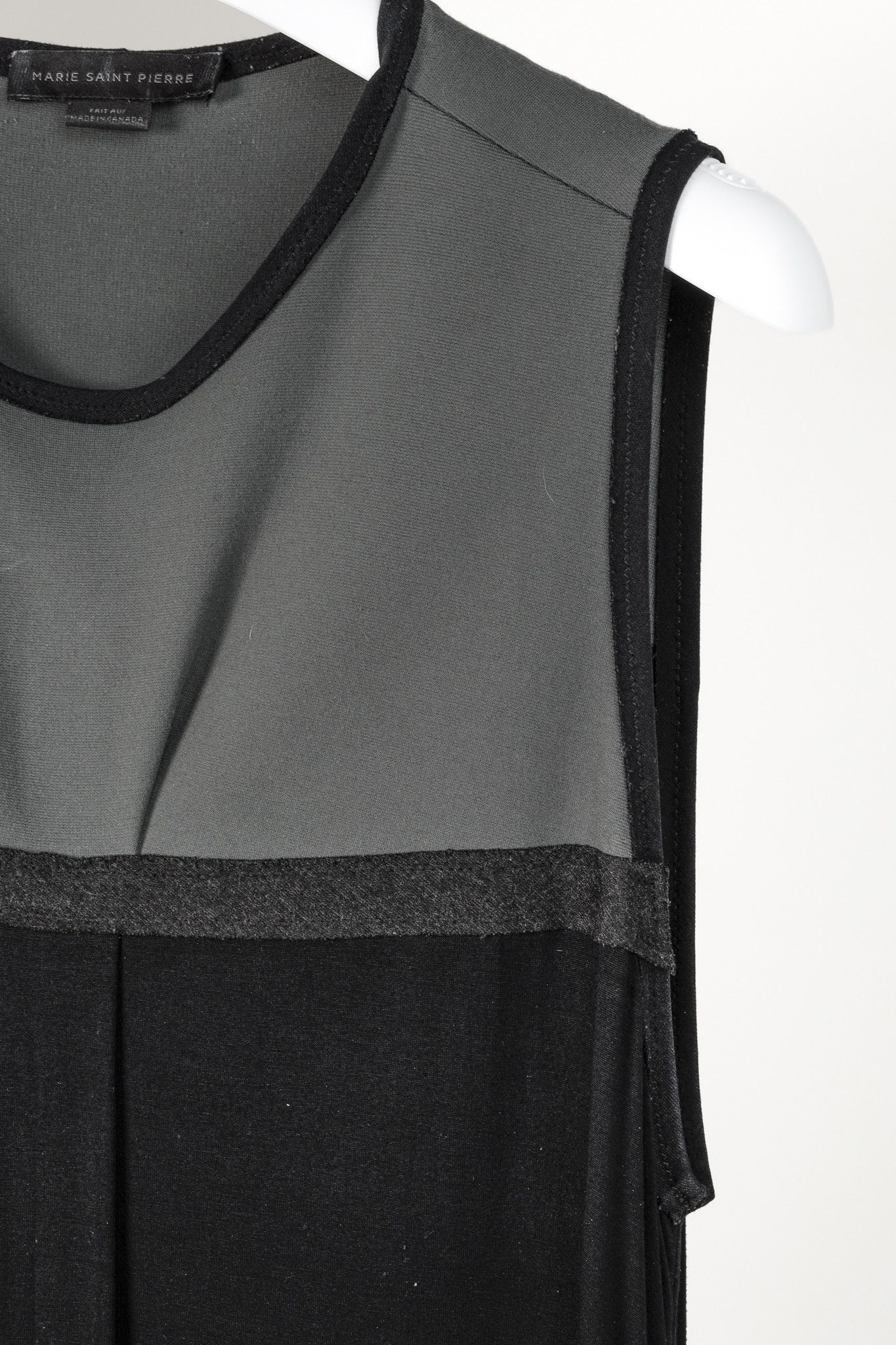 Marie Saint Pierre Marie Saint Pierre Black Jersey Sleeveless Maxi Dress Size L / US 10 / IT 46 - 5 Thumbnail