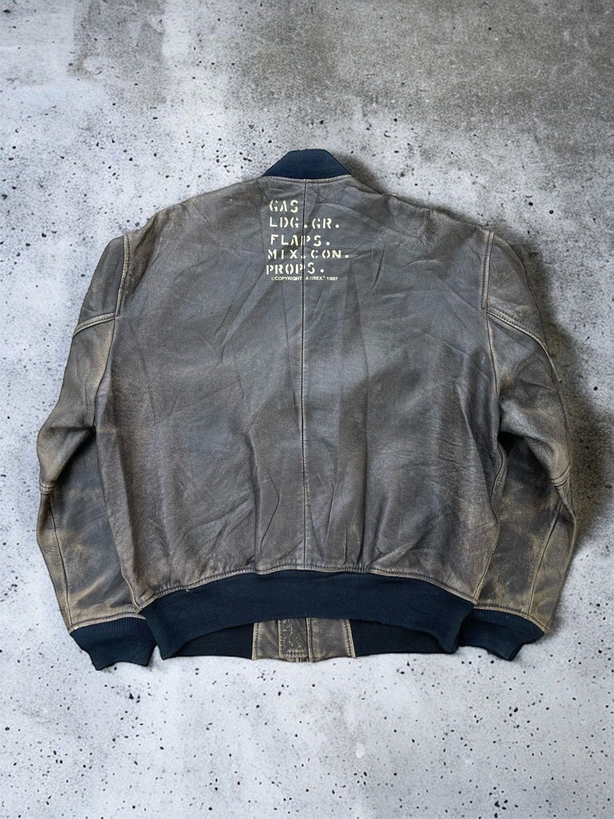 Avirex 🔥Vintage 80's Avirex Goat Skin Flight Bomber Leather Jacket Size US S / EU 44-46 / 1 - 3 Thumbnail