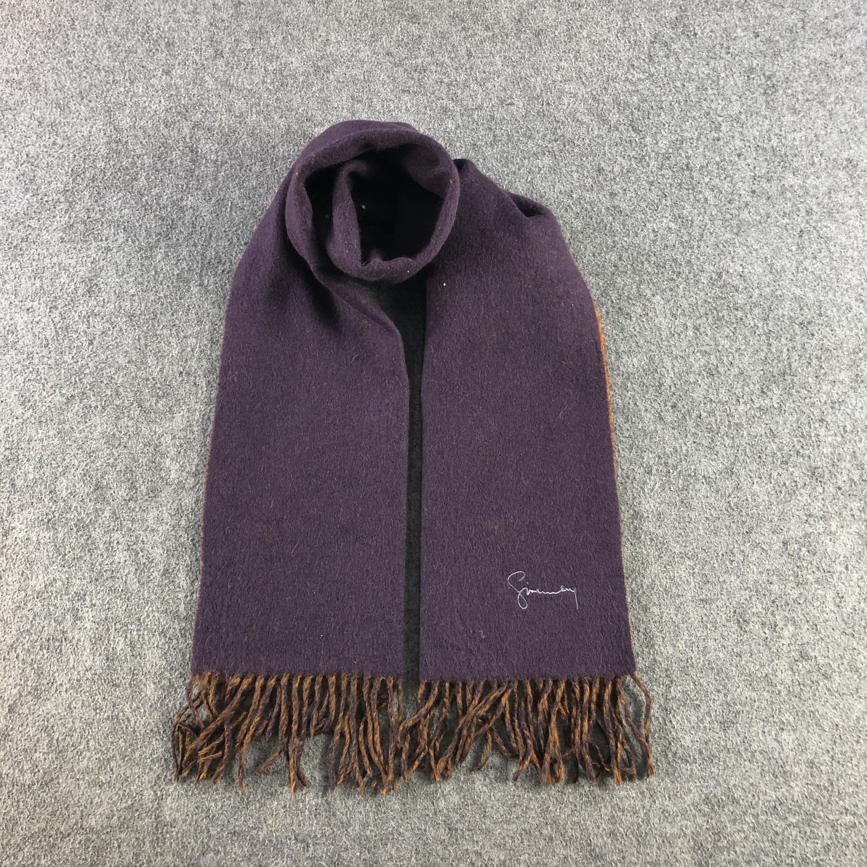 Japanese Brand Givenchy Wool Scarf Muffler V2860 Size ONE SIZE - 1 Thumbnail