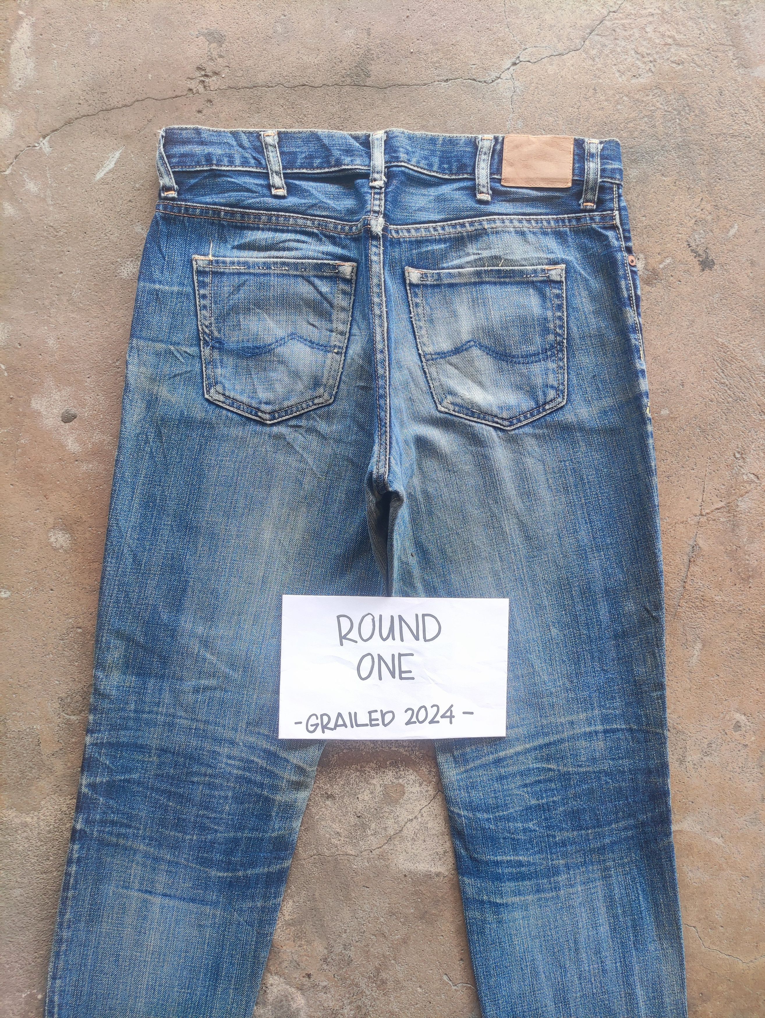 Japanese Brand × Jean × Vintage Vintage Caqu Japan Brand Distressed Jean Faded Pants Ripped Size US 33 - 11 Thumbnail