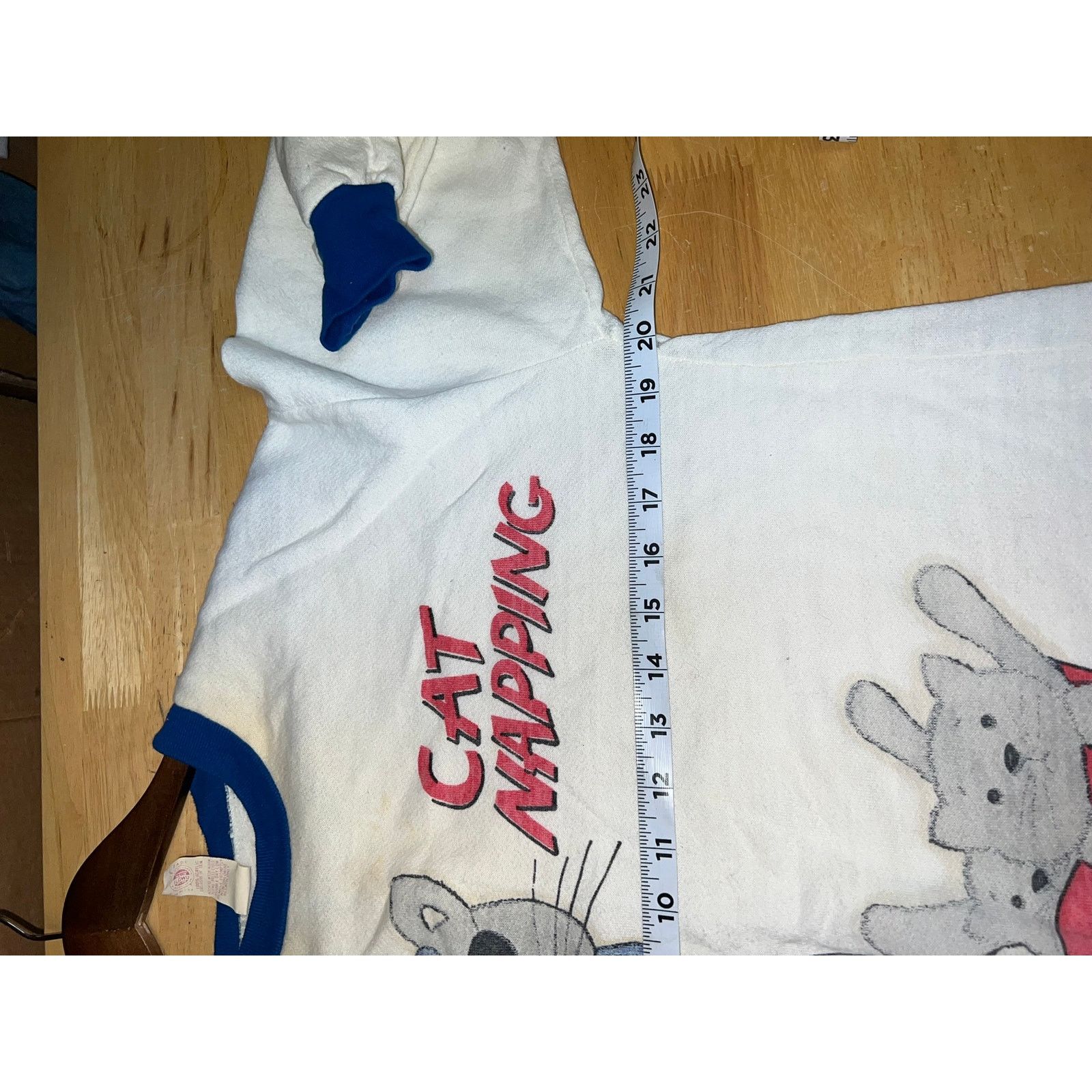 Vintage Vintage Cat Sleeper Shirt Napping Nap Graphic Top Tee 80s 13 Size XL / US 12-14 / IT 48-50 - 12 Thumbnail