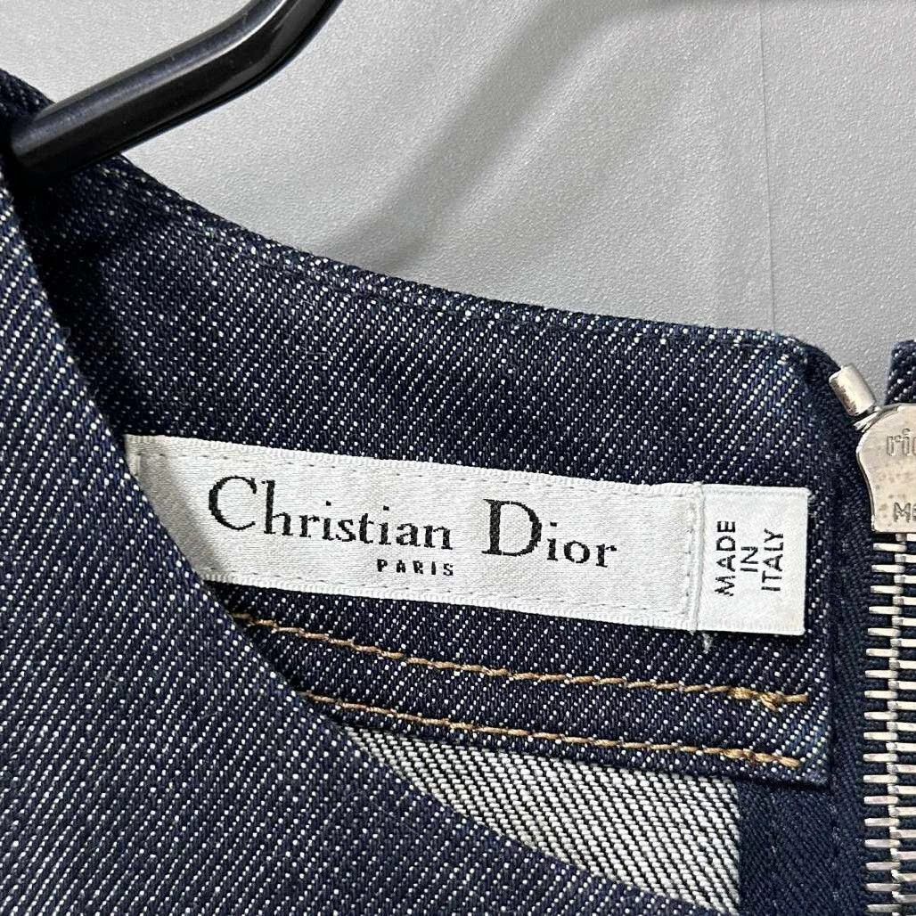 Dior Dior Haute Couture beaded denim dress 36 Size XS / US 0-2 / IT 36-38 - 5 Thumbnail