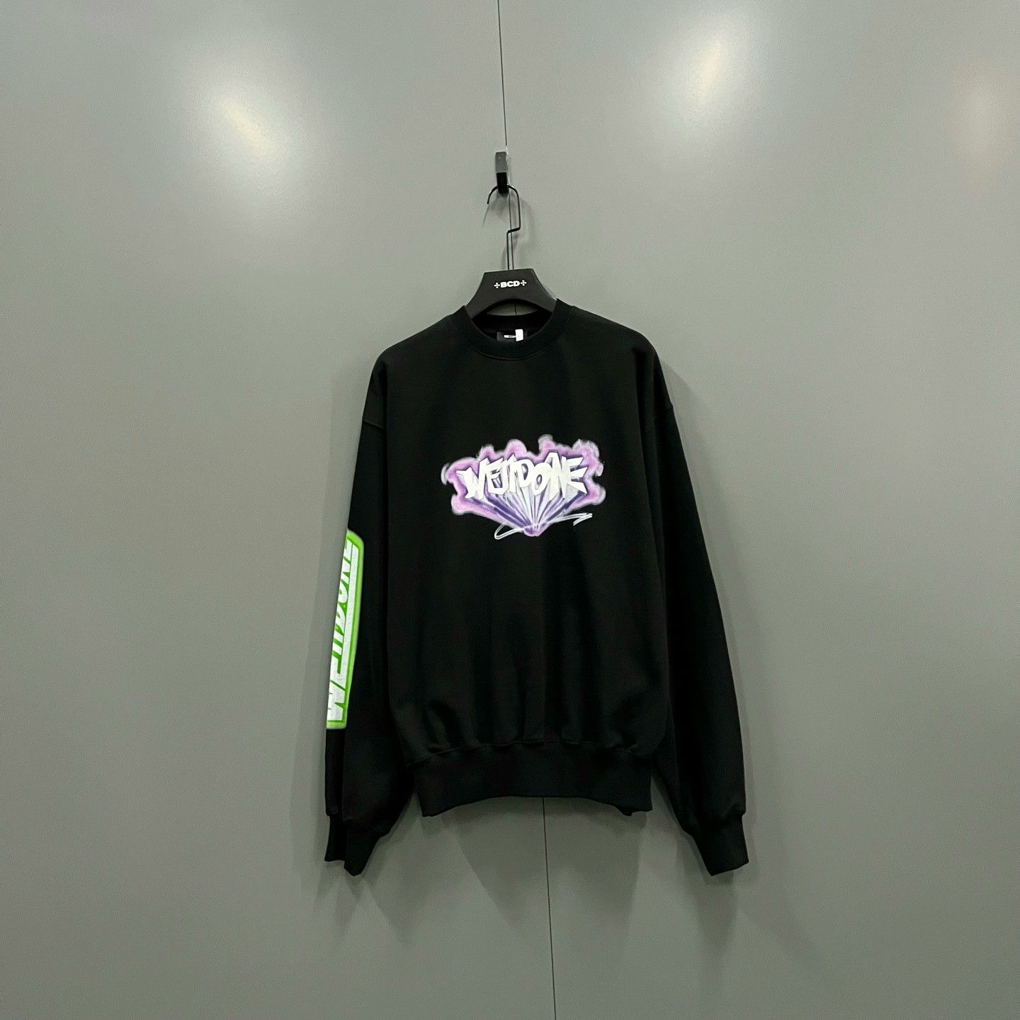 WE11DONE WE11DONE Chest Logo Print Sweatshirt Size US S / EU 44-46 / 1 - 1 Thumbnail