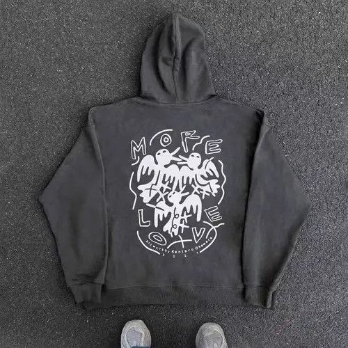 Japanese Brand Furuya x Aida Vintage Street Hip Hop Print Hooded Sweatshirt Size US XXL / EU 58 / 5 - 5 Thumbnail