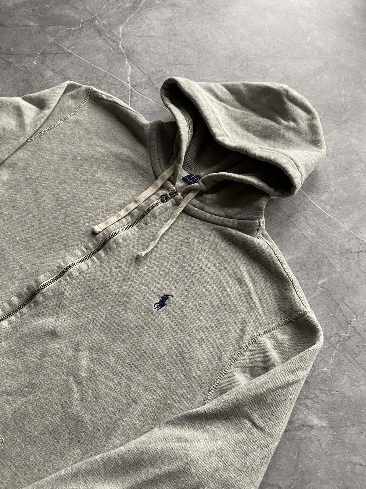 Polo Ralph Lauren Vintage Y2K Polo Ralph Lauren Hoodie Full Zip Retro Hype Size US XL / EU 56 / 4 - 4 Thumbnail