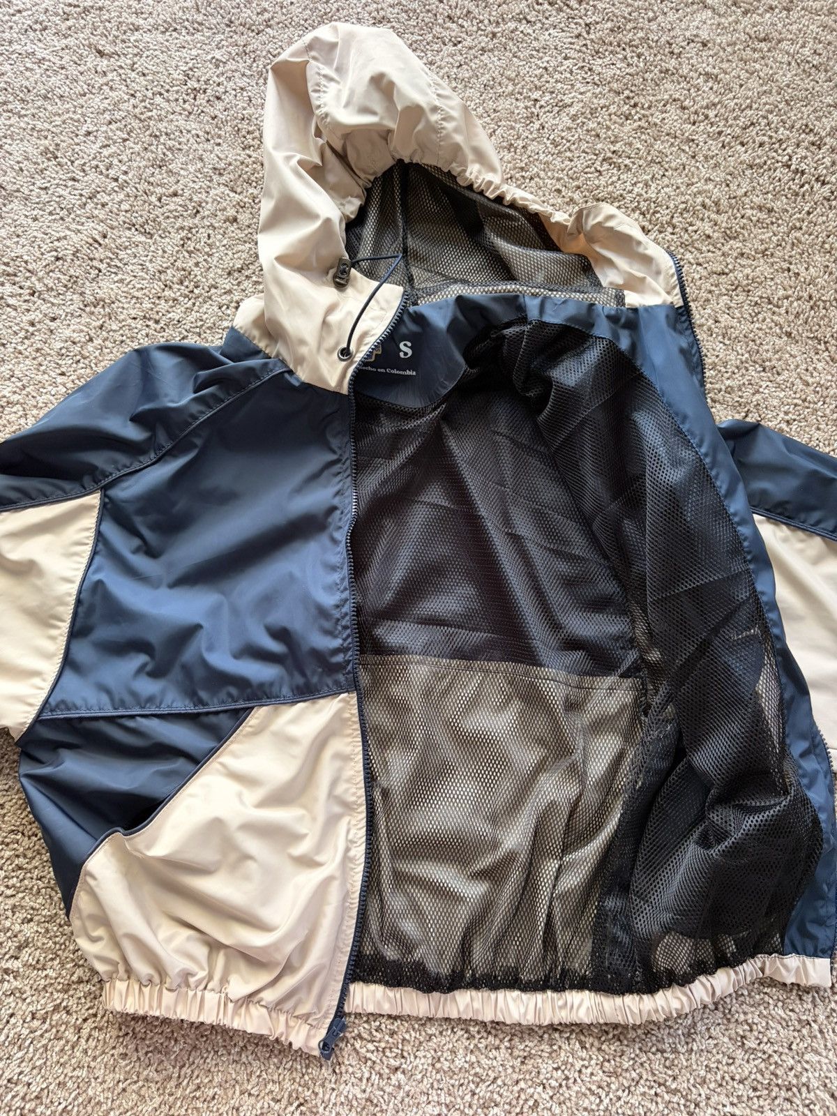 Other Lightweight Blue/Beige Jacket Size S / US 4 / IT 40 - 2 Thumbnail
