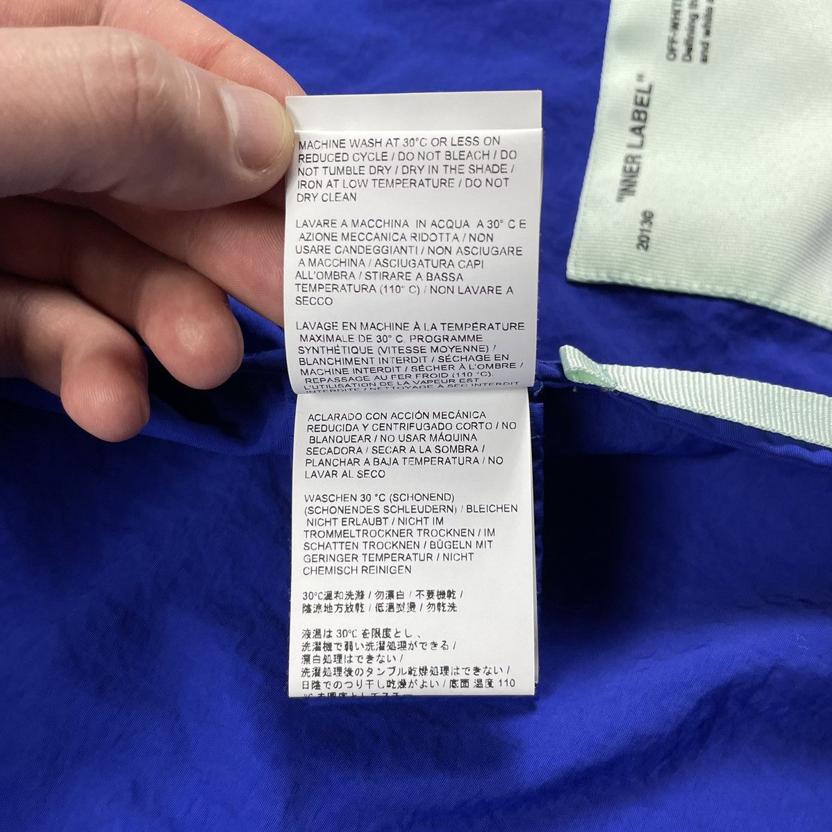 Off-White Off-White Logo Windbreaker Coat Full-length jackets Size US S / EU 44-46 / 1 - 17 Thumbnail