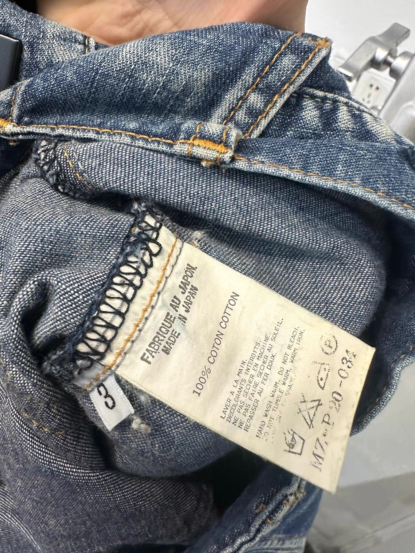 Yohji Yamamoto Yohji yamamoto y's for men Washed Floral Bud Jeans K20 Size US 33 - 8 Thumbnail