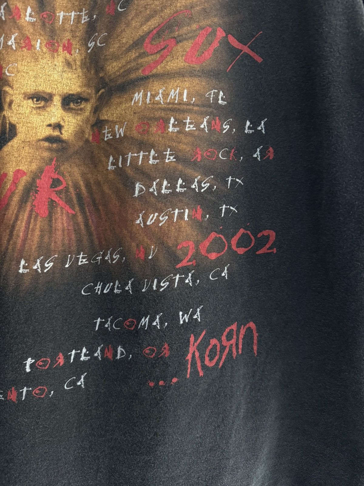 Band Tees Vintage 2002 Korn Untouchables Tee Size US L / EU 52-54 / 3 - 6 Thumbnail