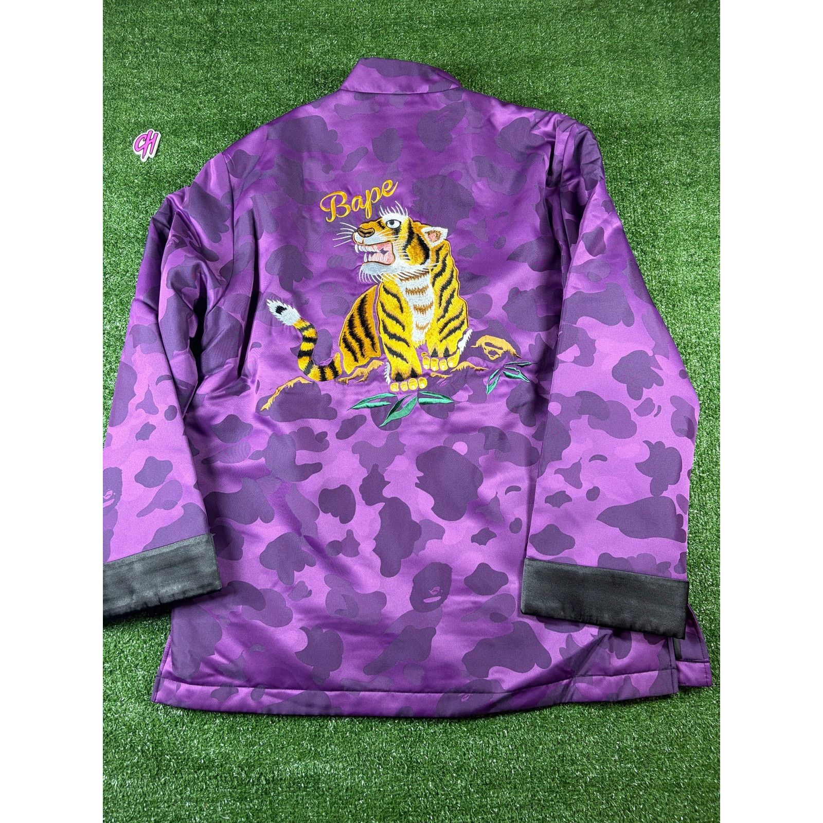 Bape Bape Purple Camo Tiger Padded China Jacket Size Small Size US S / EU 44-46 / 1 - 6 Thumbnail
