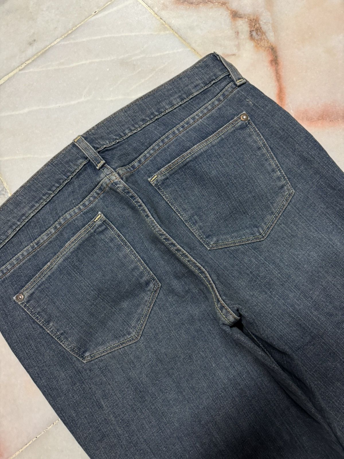 Tornado Mart 💥SLIM FLARED💥JAPANESE THE FLIRT BLUE JEANS SLIM BOOTCUT Size US 32 / EU 48 - 13 Thumbnail