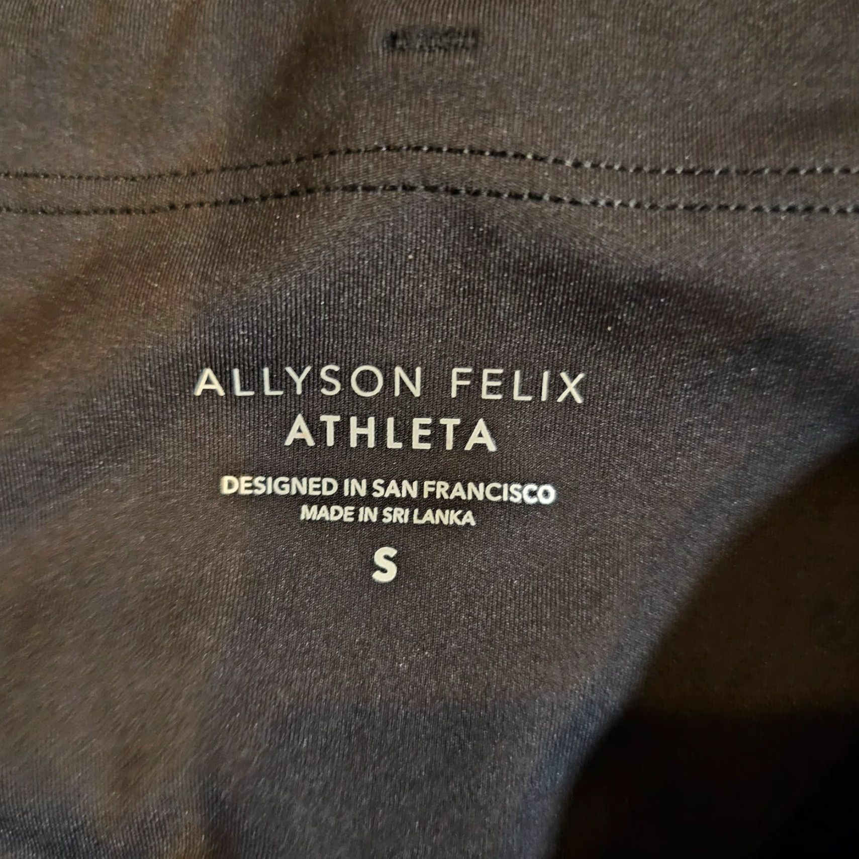 Athleta Athleta Pants Womens S Black Allyson Felix Faux Leather Legging Casual Moto Size 28" / US 6 / IT 42 - 3 Thumbnail