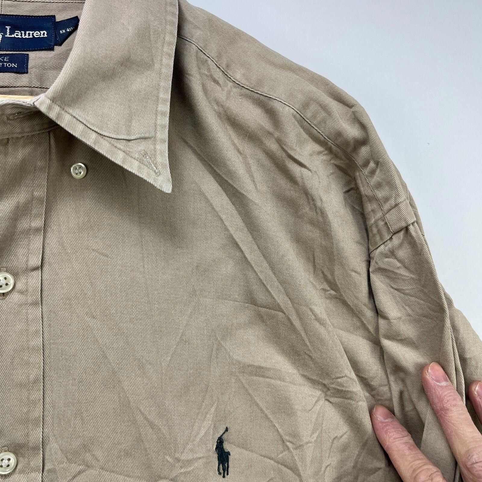 Polo Ralph Lauren Vintage 90s Polo Ralph Lauren Blake Button Up Pony Shirt XL Size US XXL / EU 58 / 5 - 3 Thumbnail