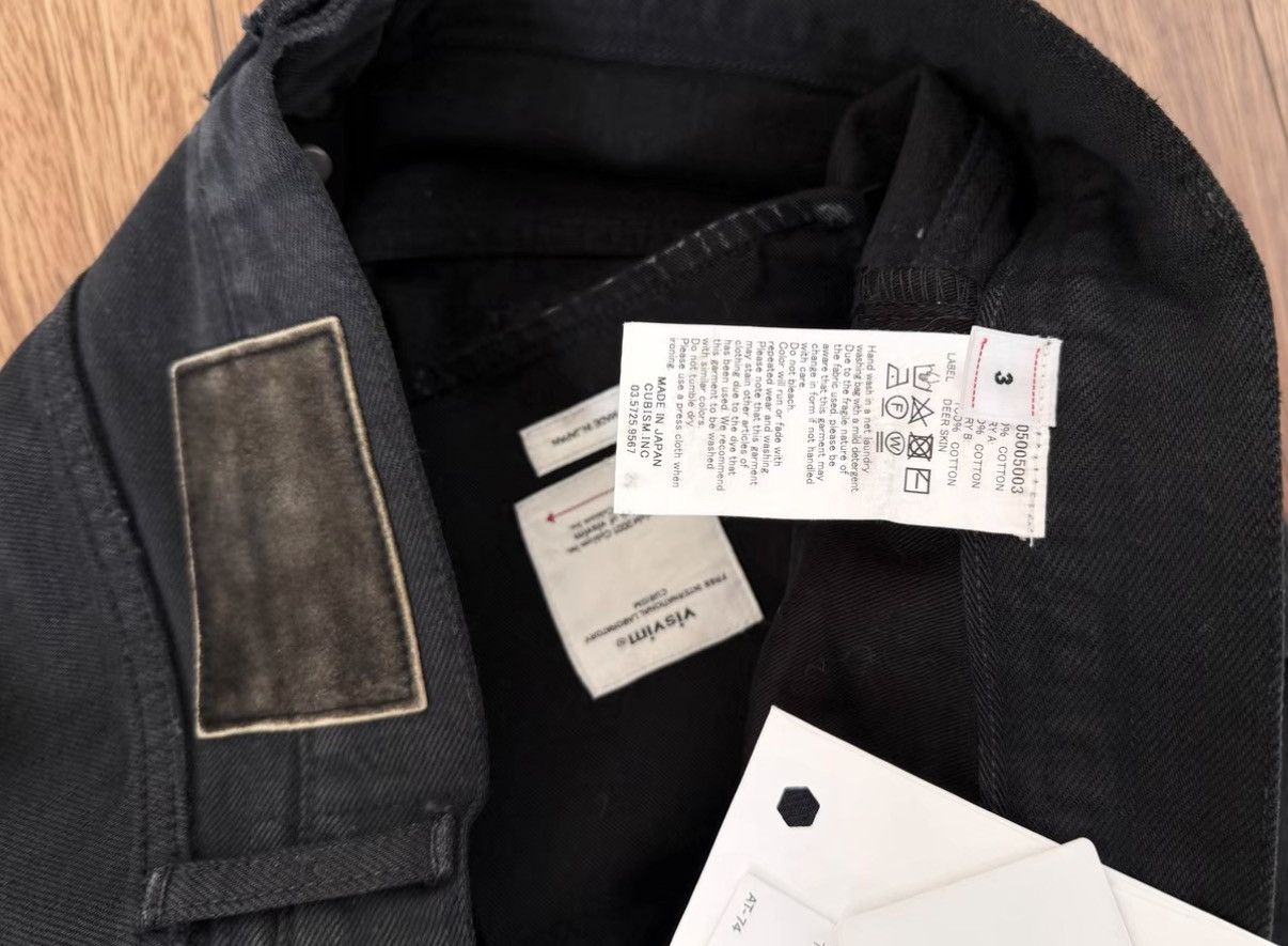 Visvim VISVIM SPOT JOURNEYMAN PANTS BLK TACKED CRASH JM Size US 34 / EU 50 - 3 Thumbnail