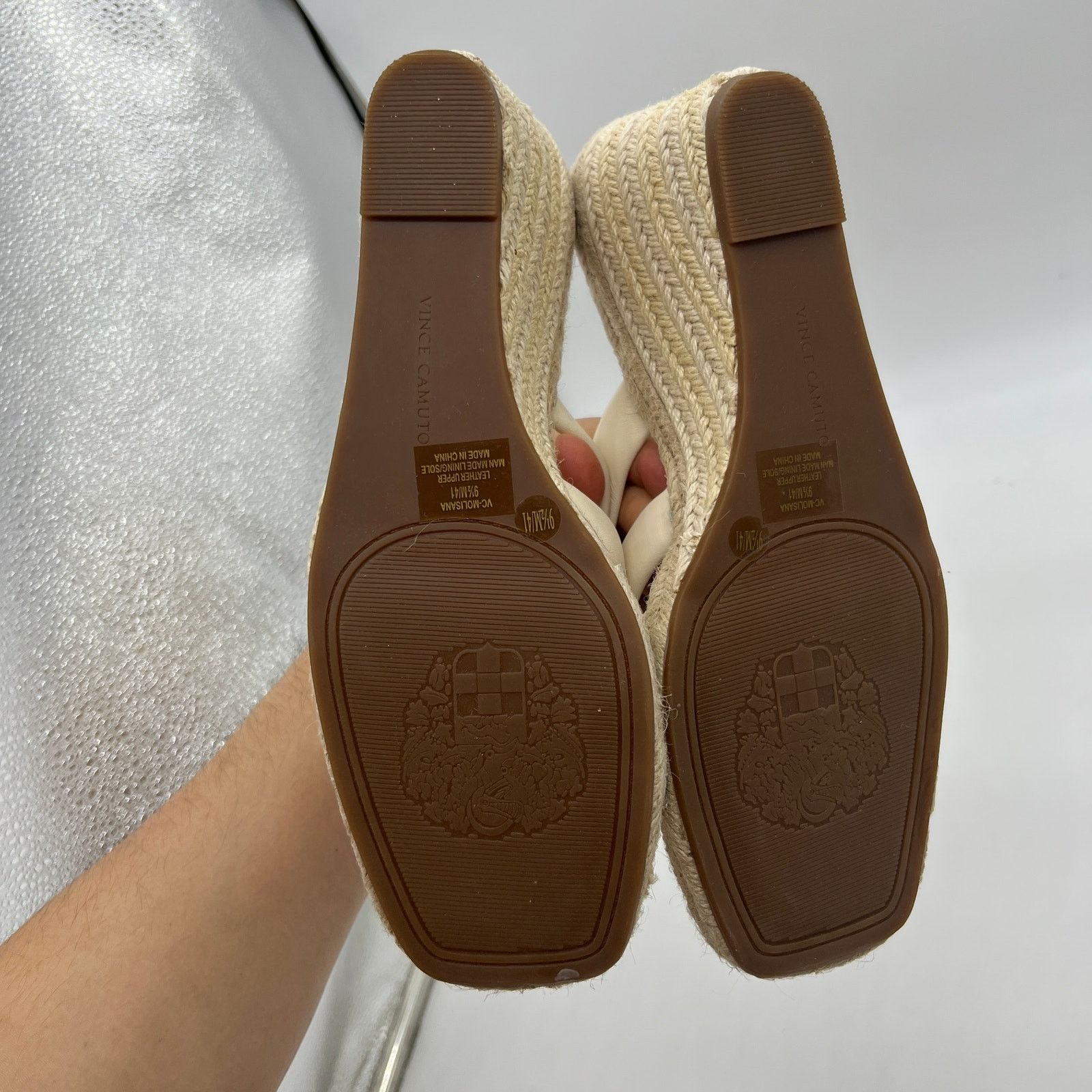 Vince Camuto Vince Camuto Leather Wedges Womens 9.5 Molisanna Size US 9.5 / IT 39.5 - 9 Thumbnail