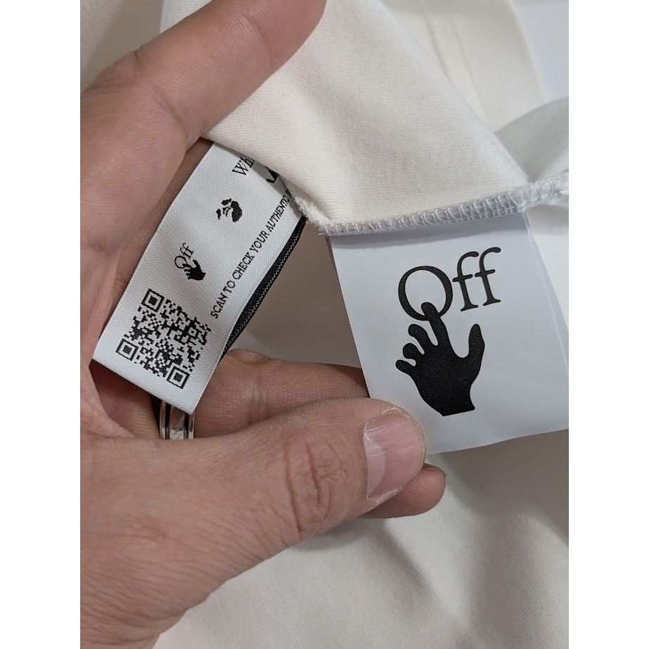 Off-White o1rshd1 Flowers Arrows Reg Tee Shirt in White/Blue Size US XXL / EU 58 / 5 - 15 Thumbnail