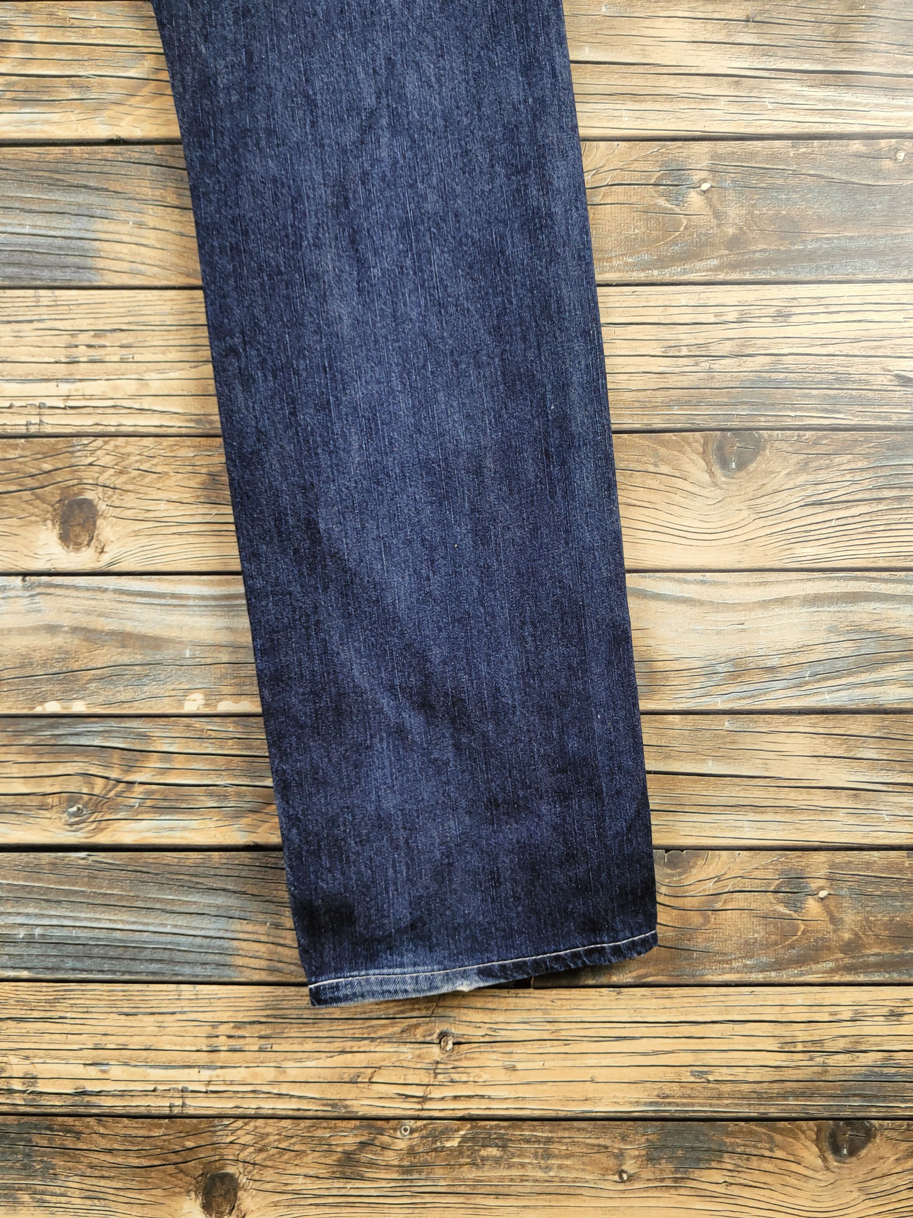 Levi's Levi's Dark Blue Distressed Ripped Jeans #S2839 Size US 31 - 12 Thumbnail