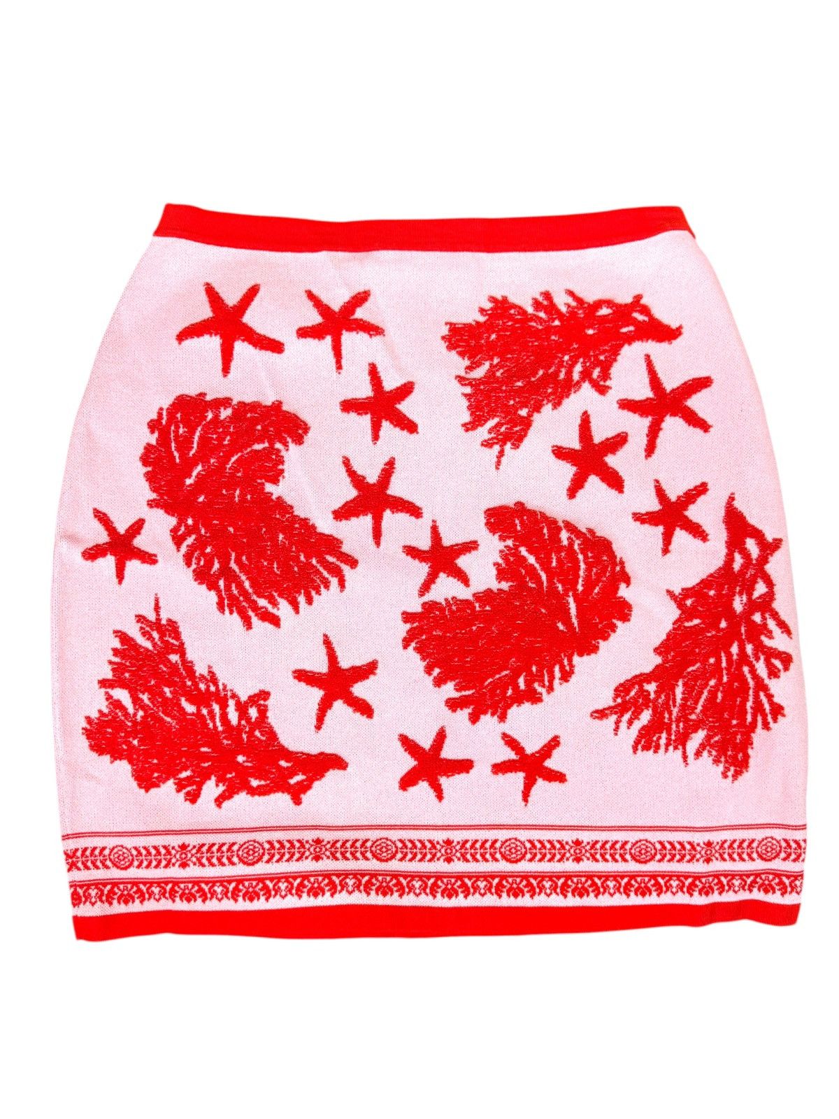 Versace Versace Trésor de la Mer Jacquard Knit Skirt Size 32" / US 10 / IT 46 - 8 Thumbnail