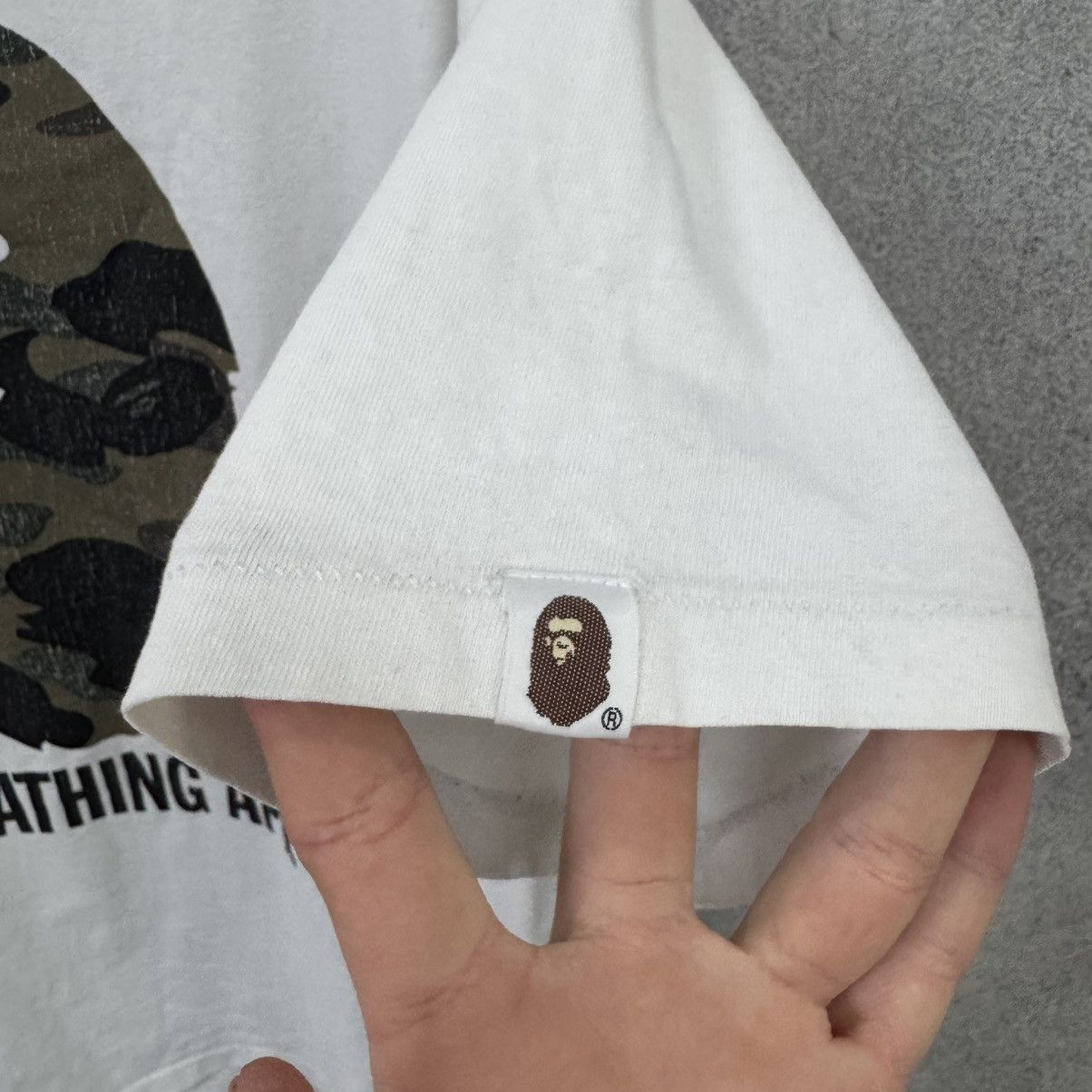 Bape Bape T shirt A Bathing Ape Big Logo Size US L / EU 52-54 / 3 - 7 Thumbnail