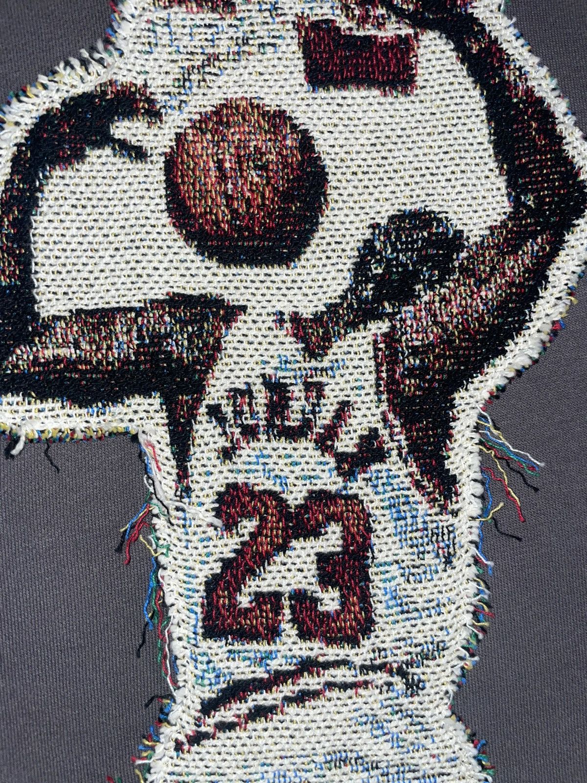 Designer Michael Jordan Hand-Stitched Embroidered Hoodie Size US L / EU 52-54 / 3 - 3 Thumbnail