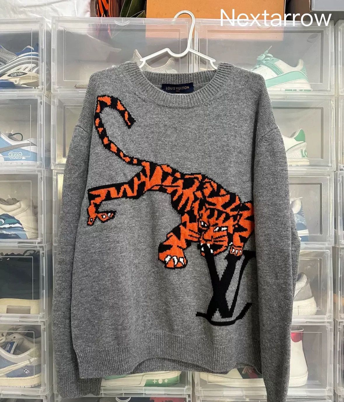 Louis Vuitton Louis Vuitton Tiger Embroidered Sweater Grailed