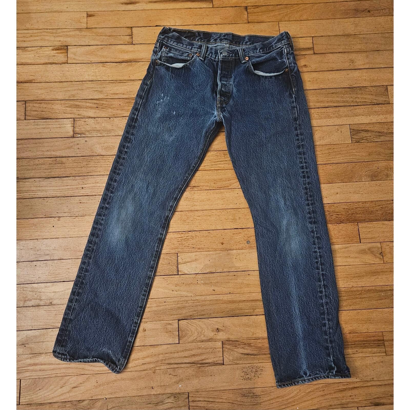 Levi's Levi’s 501 Original Fit Button-Fly Jeans - W31 L30 Size 27" / US 4 / IT 40 - 1 Thumbnail