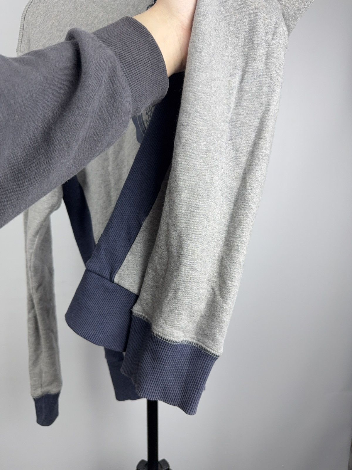 Giorgio Armani Luxury Armani Jeans AJ Faded Zip Hoodie Y2K Logo Sweatshirt Size US M / EU 48-50 / 2 - 9 Thumbnail