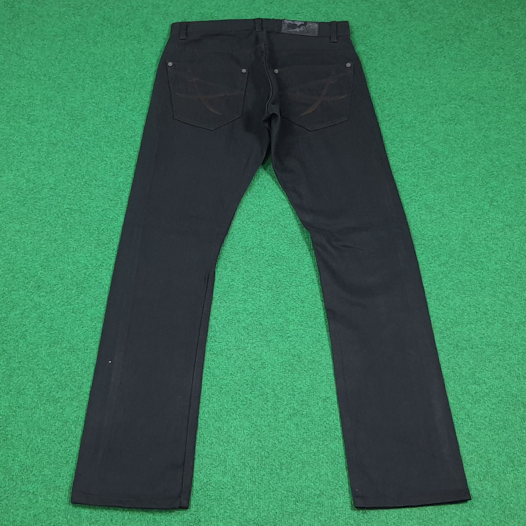 Japanese Brand Vintage Abordage Skull Rude Style Selvedge Pants C280N6 Size US 31 - 4 Thumbnail
