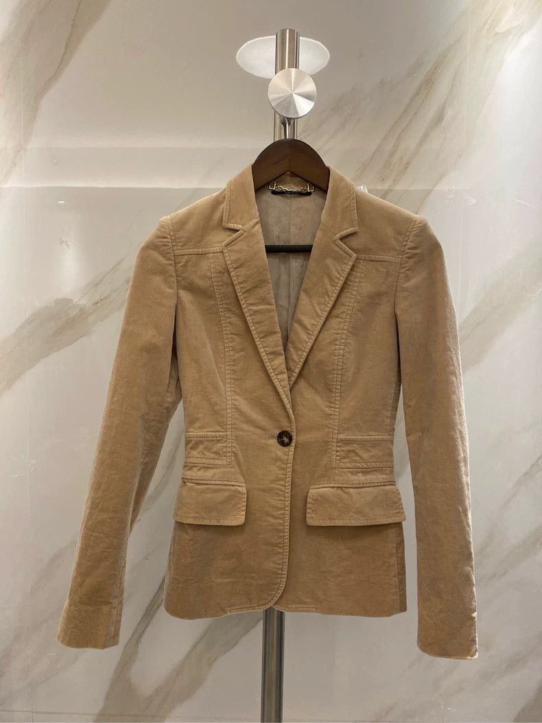 Gucci Gucci Khaki suit jacket 2501-Nextarrow Size US XXS / EU 40 - 1 Thumbnail