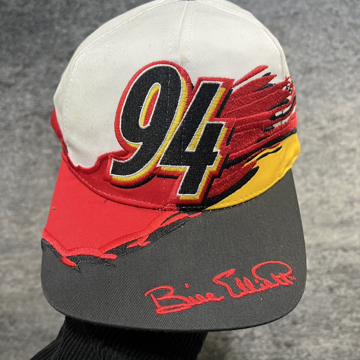NASCAR VINTAGE 90s BILL ELLIOT SPLASH NASCAR RACING SNAPBACK HAT Size ONE SIZE - 2 Thumbnail
