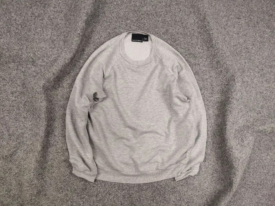 American Apparel American Apparel Vintage Black Gray Crew Chek Sweatshirt Size US S / EU 44-46 / 1 - 1 Thumbnail