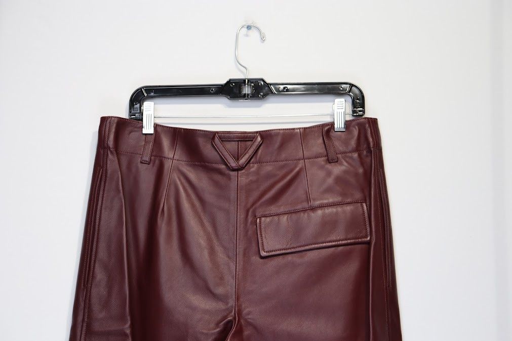 Bottega Veneta Smooth Nappa Trousers in OX Blood Size US 32 / EU 48 - 9 Thumbnail