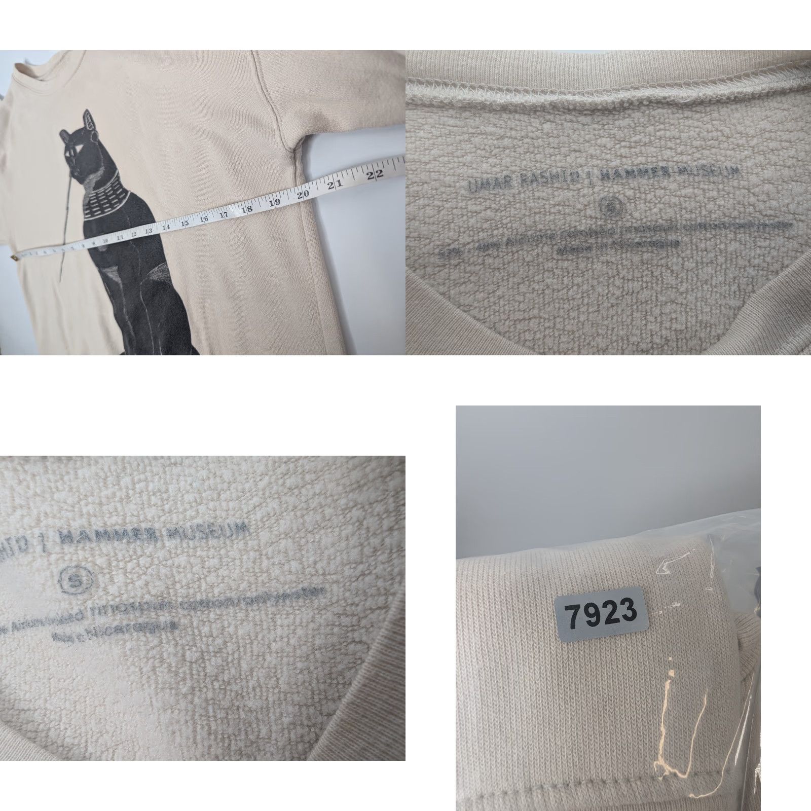 Vintage Hammer Museum Sweatshirt Umar Rashid Chaos and Order Cat Papyrus Size Small Size US S / EU 44-46 / 1 - 8 Thumbnail