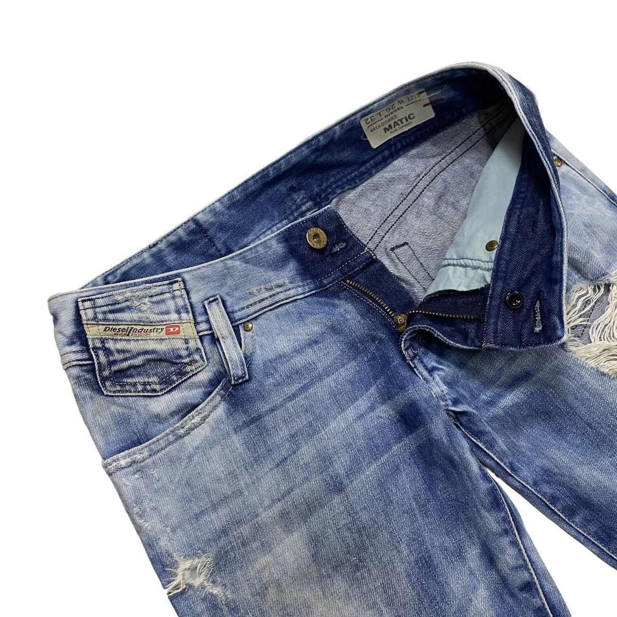 Diesel DIESEL INDUSTRY SKINNY DISTRESSED DENIM Size 30" / US 8 / IT 44 - 5 Thumbnail