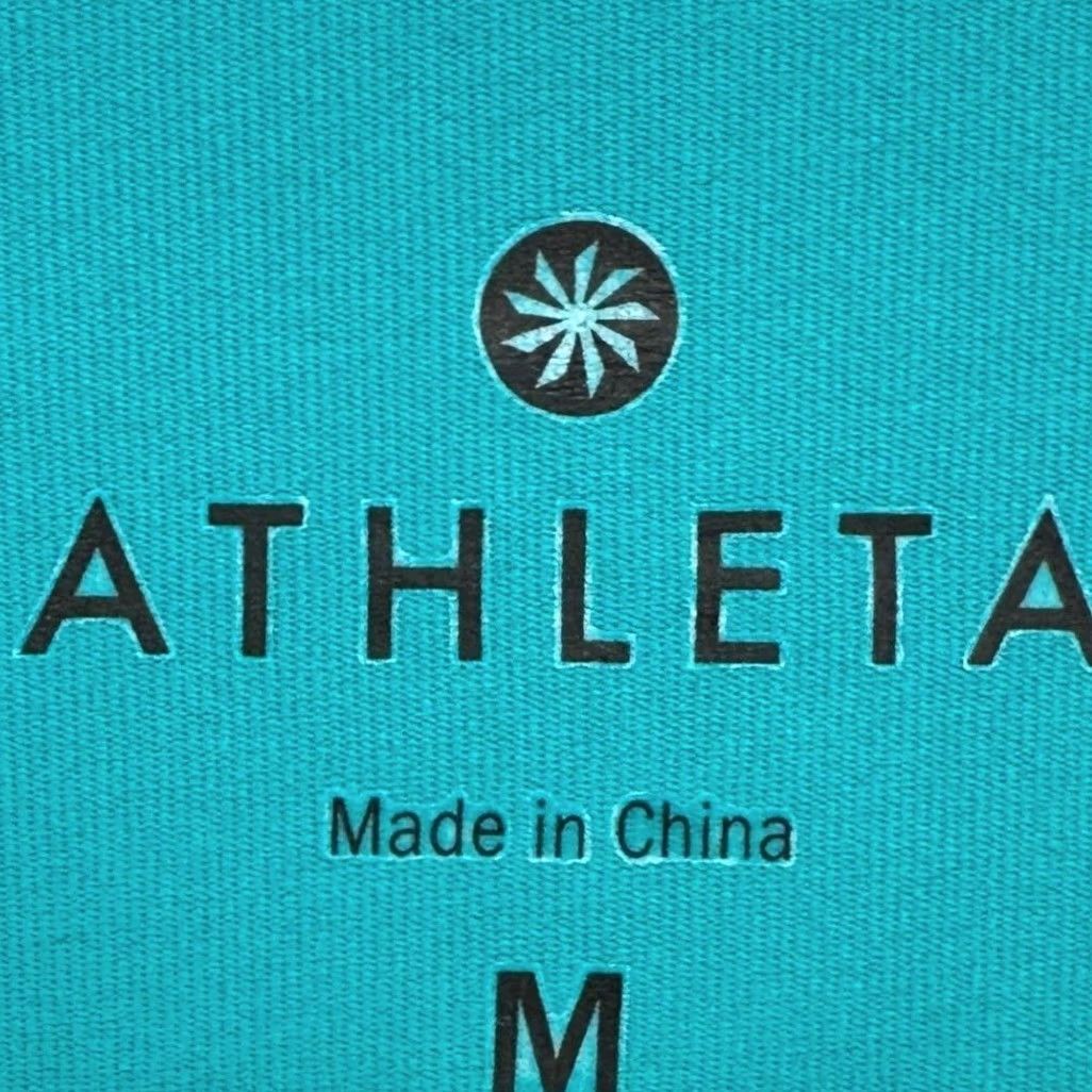 Athleta Athleta Women Sweatshirt Medium Blue Green Nylon Blend Pullover Outdoor Size M / US 6-8 / IT 42-44 - 4 Thumbnail