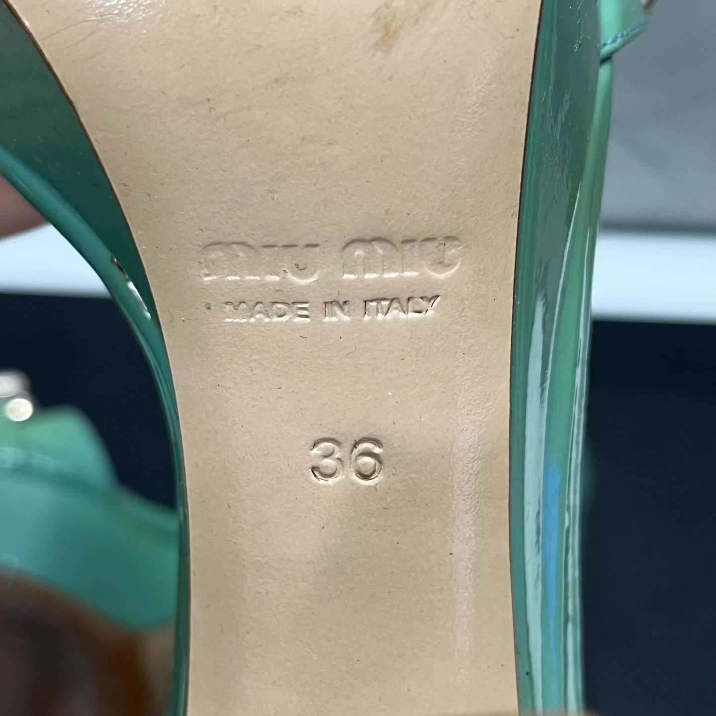 Miu Miu MIU MIU Women's Crystal Heels 36 Size US 5 / IT 35 - 6 Thumbnail