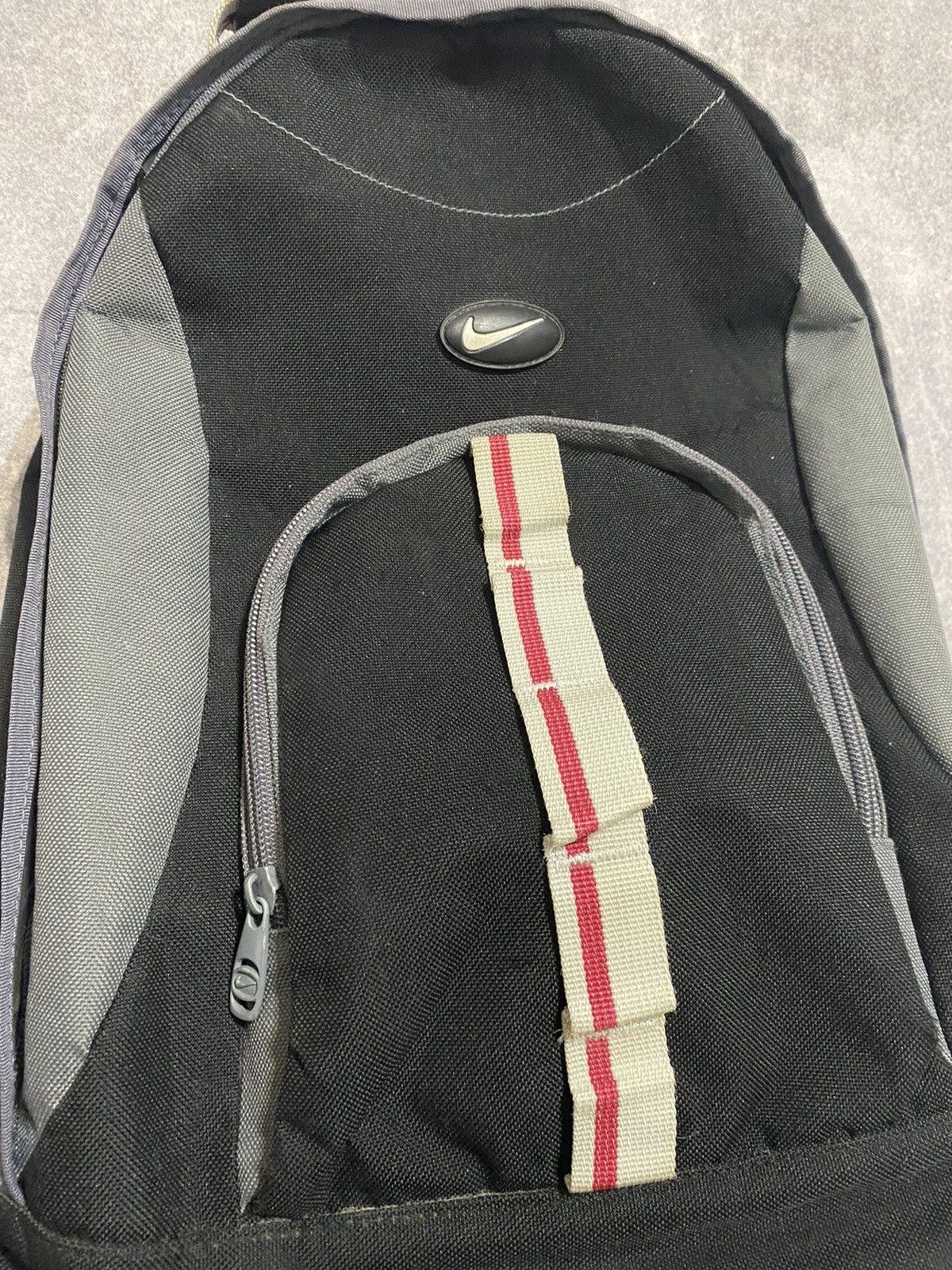 Nike × Vintage Vintage 00s Nike Drill Bagpack Swoosh Size ONE SIZE - 2 Thumbnail