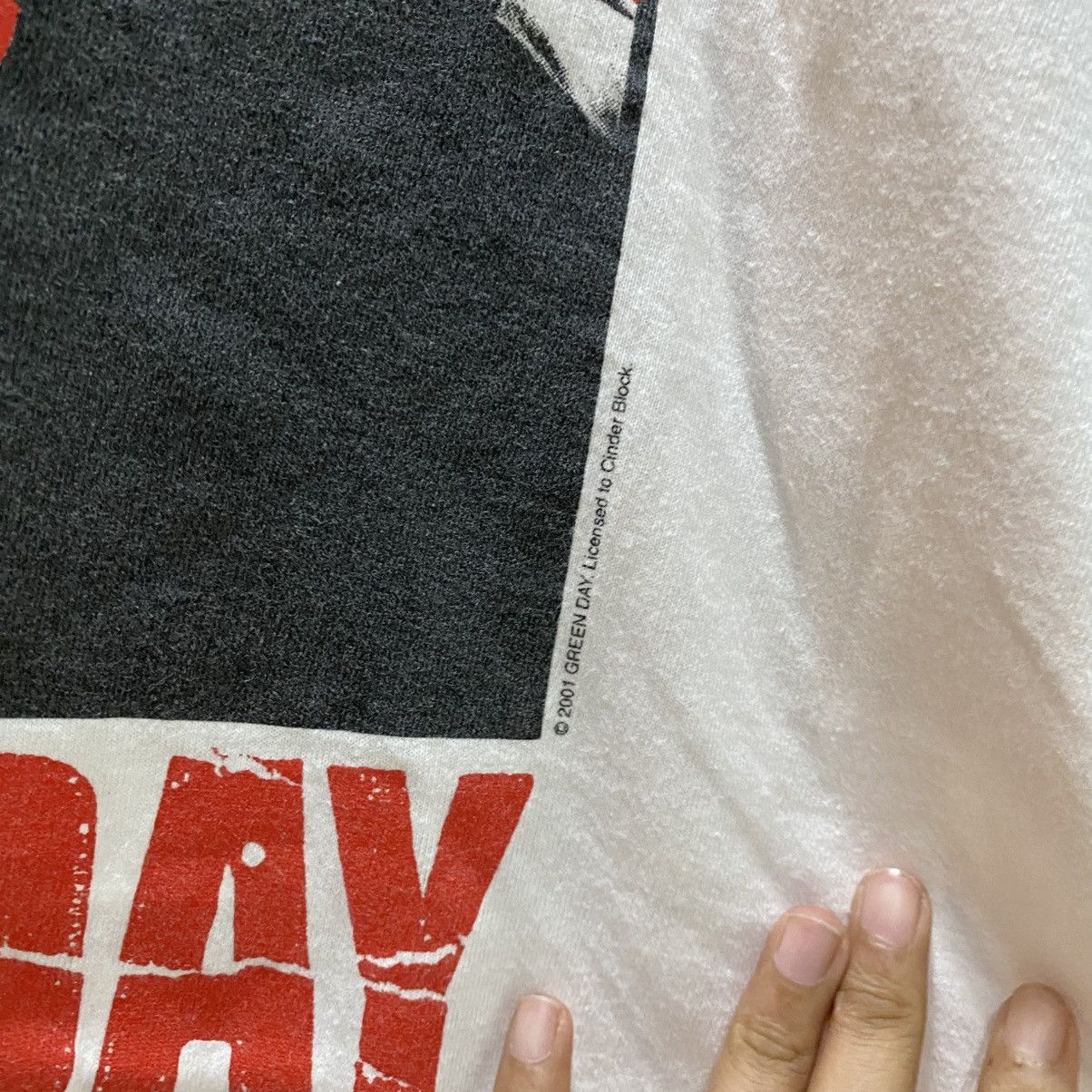 Band Tees × Vintage 2001 Green Day vintage warning: Tshirts Size US L / EU 52-54 / 3 - 7 Thumbnail