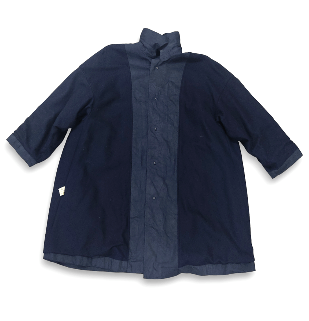 Issey Miyake Vintage 80s I.S ISSEY MIYAKE SPORT Oversized Trench Coat Size US L / EU 52-54 / 3 - 7 Thumbnail