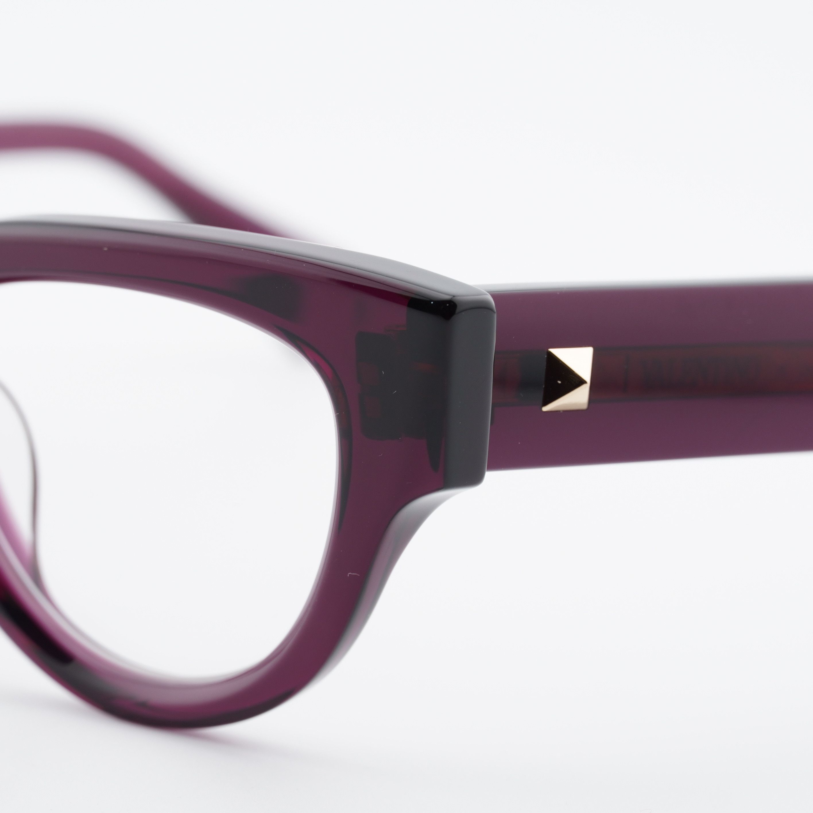 Valentino Valentino V-ESSENTIAL - III VLX-125B Eyeglasses Burgundy 52m Size ONE SIZE - 2 Thumbnail