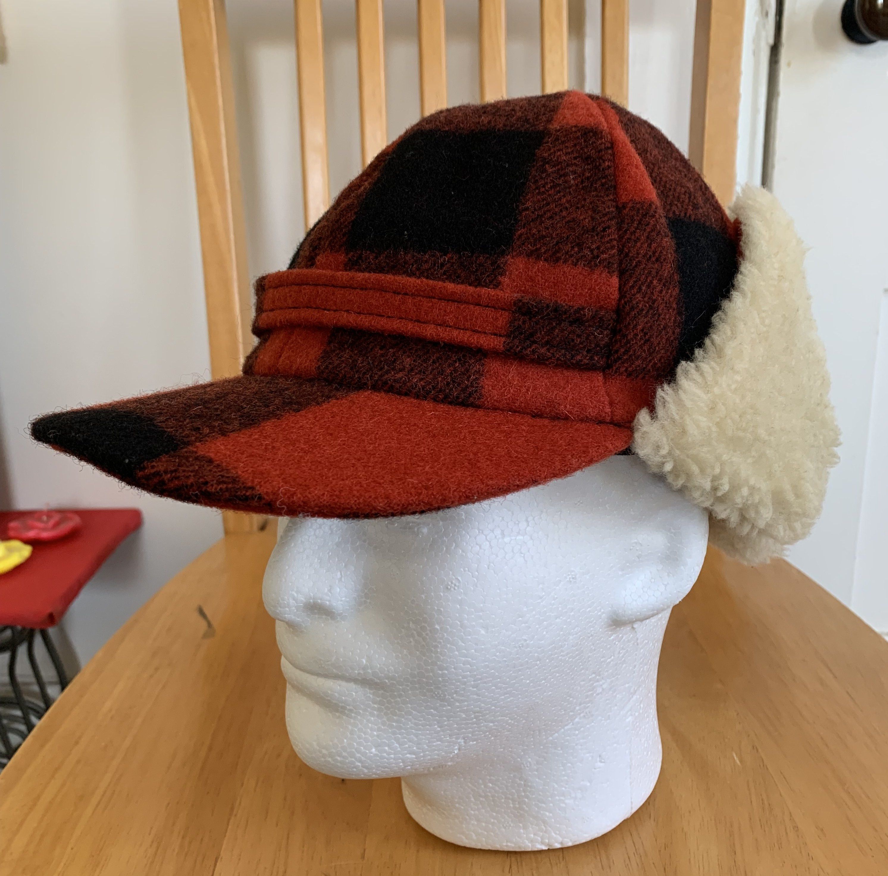Number (N)ine FW08 Wool Check Hat Size ONE SIZE - 7 Thumbnail