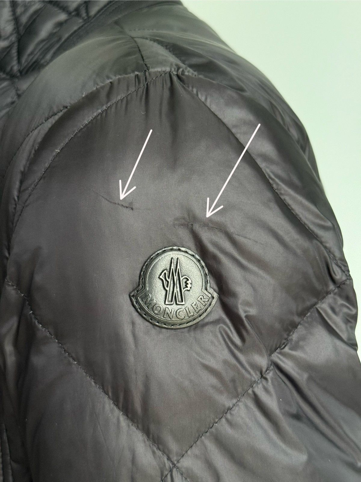 Moncler Moncler Herminier Men Down Puffer Black Logo Coat Jacket Size US L / EU 52-54 / 3 - 14 Thumbnail