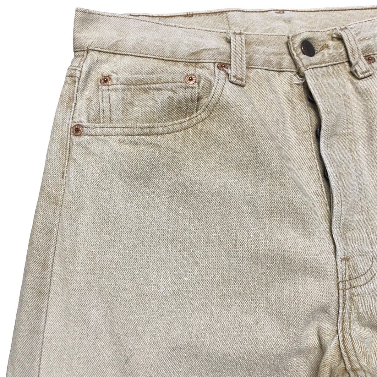 Levi's Vintage Levis 501 Fade Brown Jeans Size US 30 / EU 46 - 4 Thumbnail