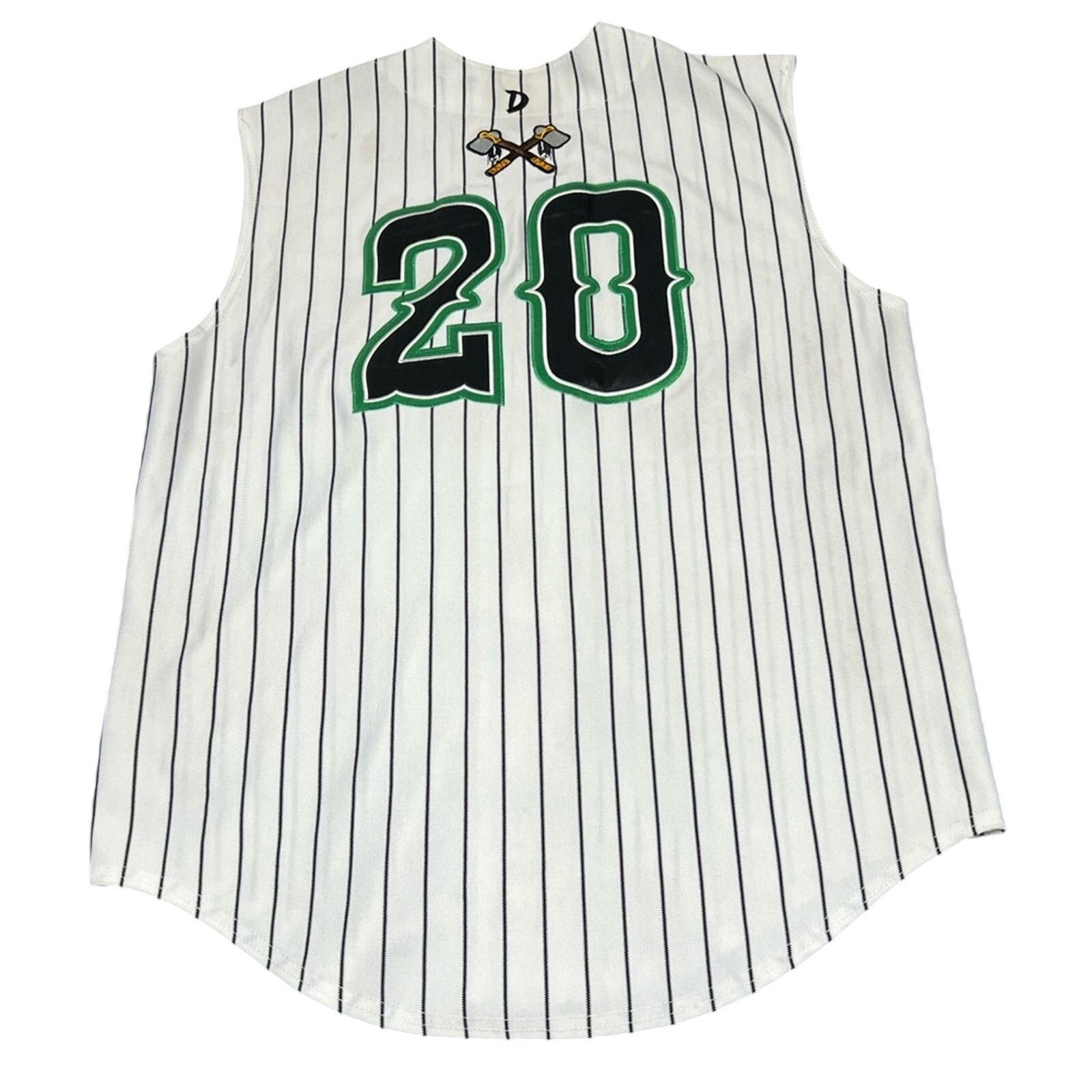 Delong Vintage Delong MiLB Game Used # 20 Minor Jersey Men 44 LARGE Size US L / EU 52-54 / 3 - 4 Thumbnail