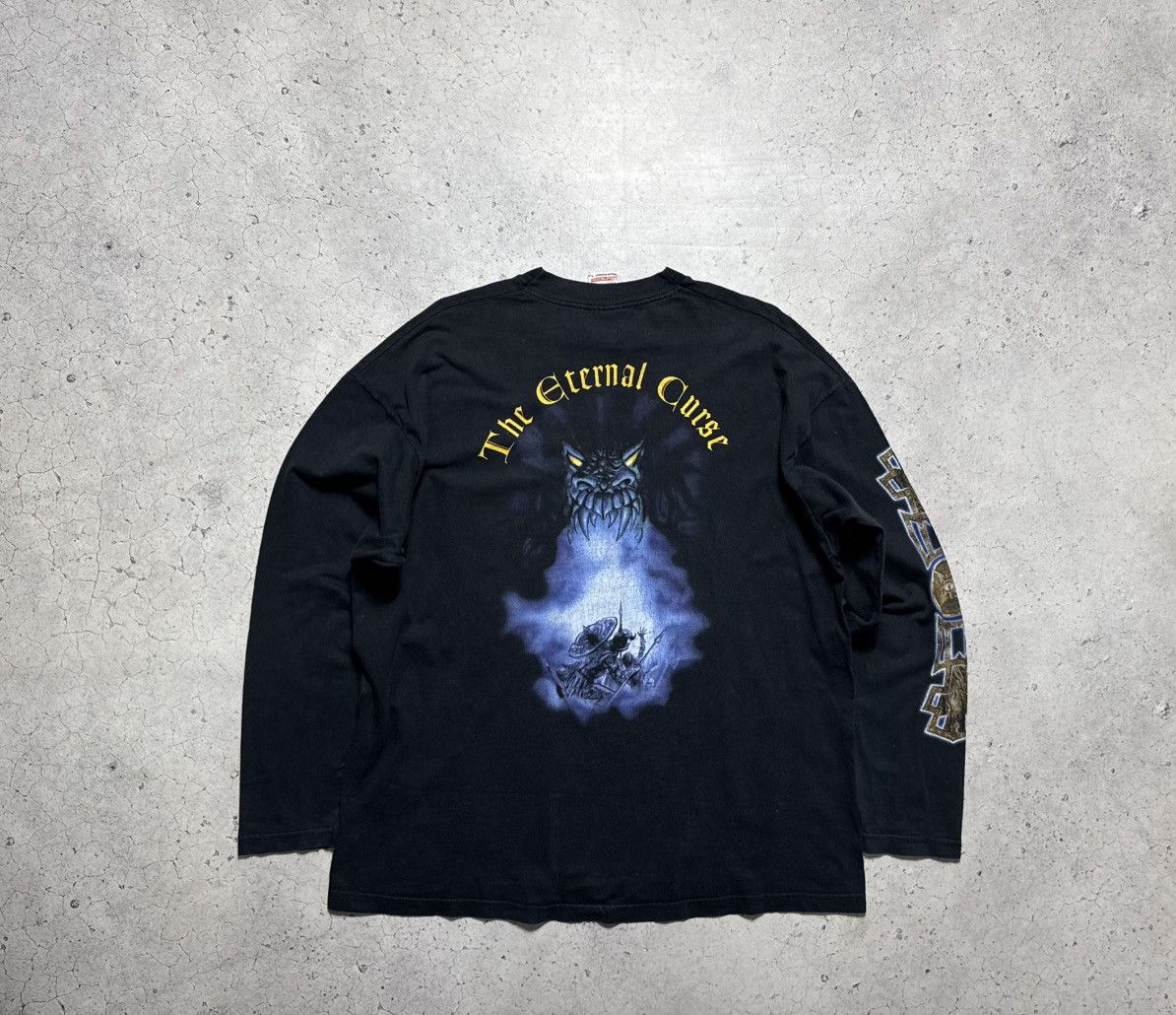 Vintage Bling Guardian The Eternal Curse Long Sleeve 1998 Vintage Size US XL / EU 56 / 4 - 11 Thumbnail