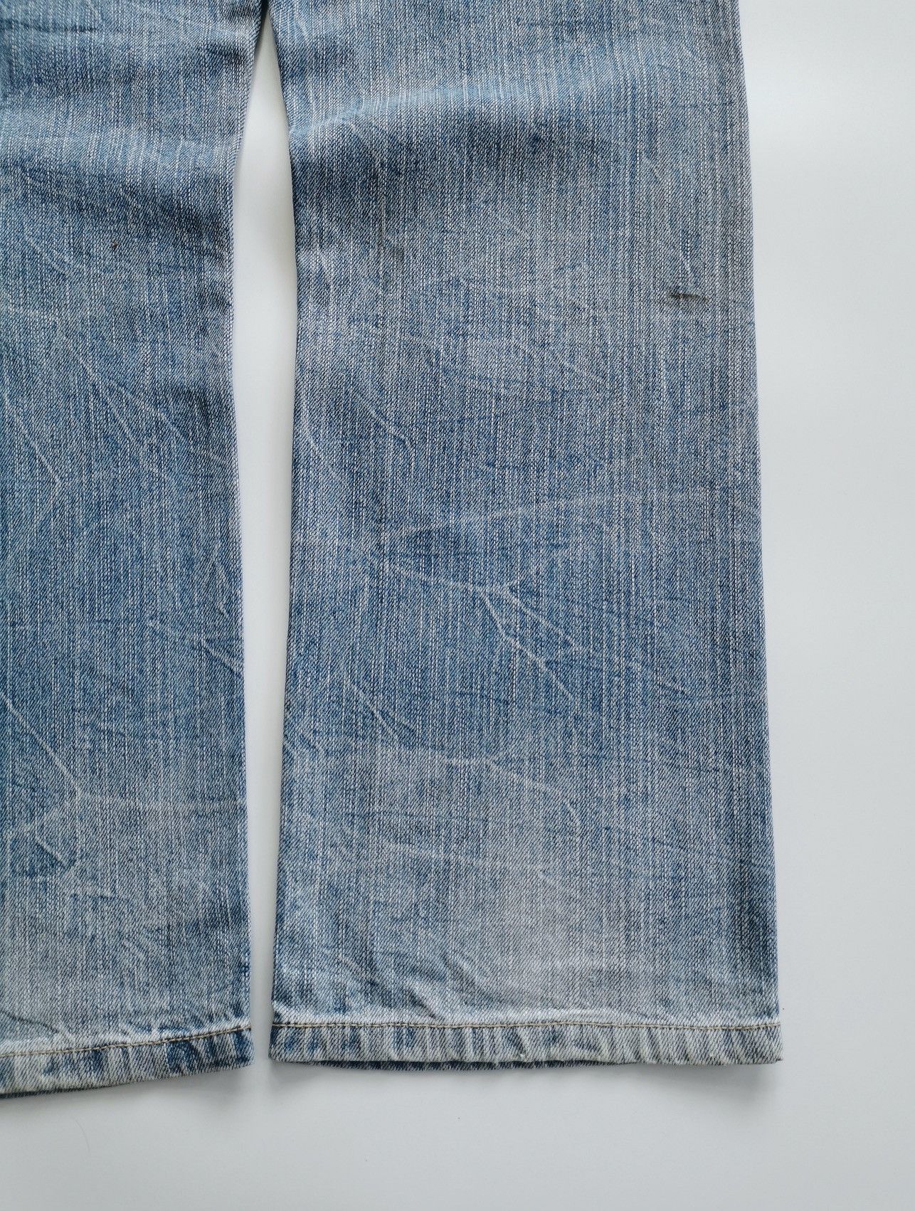 Other Unbrand Skull Patches Double Waist Denim Jeans Size US 32 / EU 48 - 9 Thumbnail