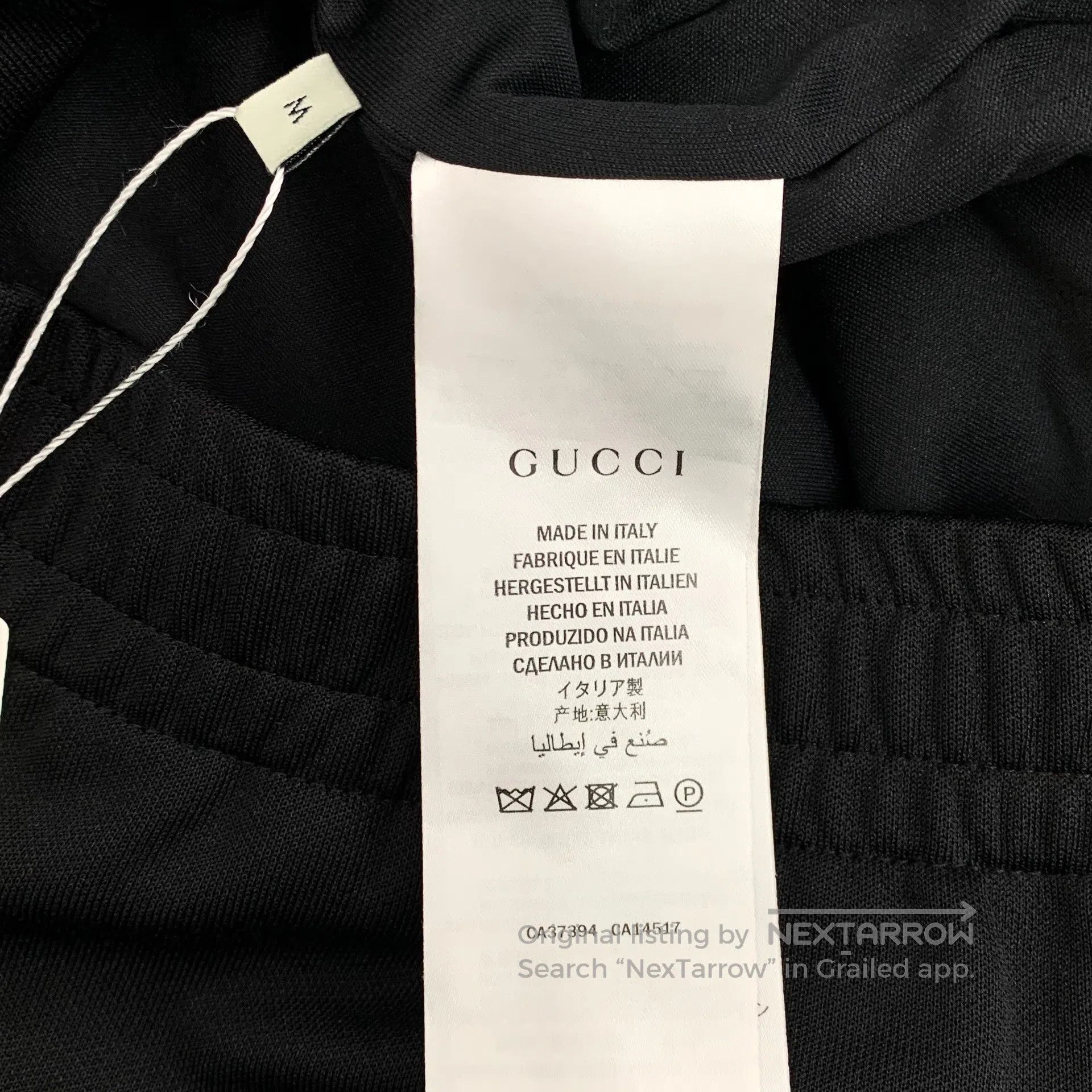 Gucci Guicci Black Striped Pattern Collar Zipper Long-sleeve Jac Size US M / EU 48-50 / 2 - 6 Thumbnail